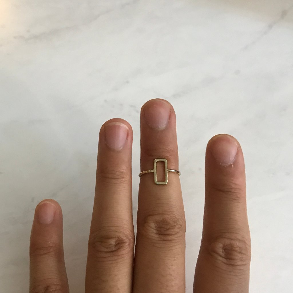 Gold Midi Stack Ring
